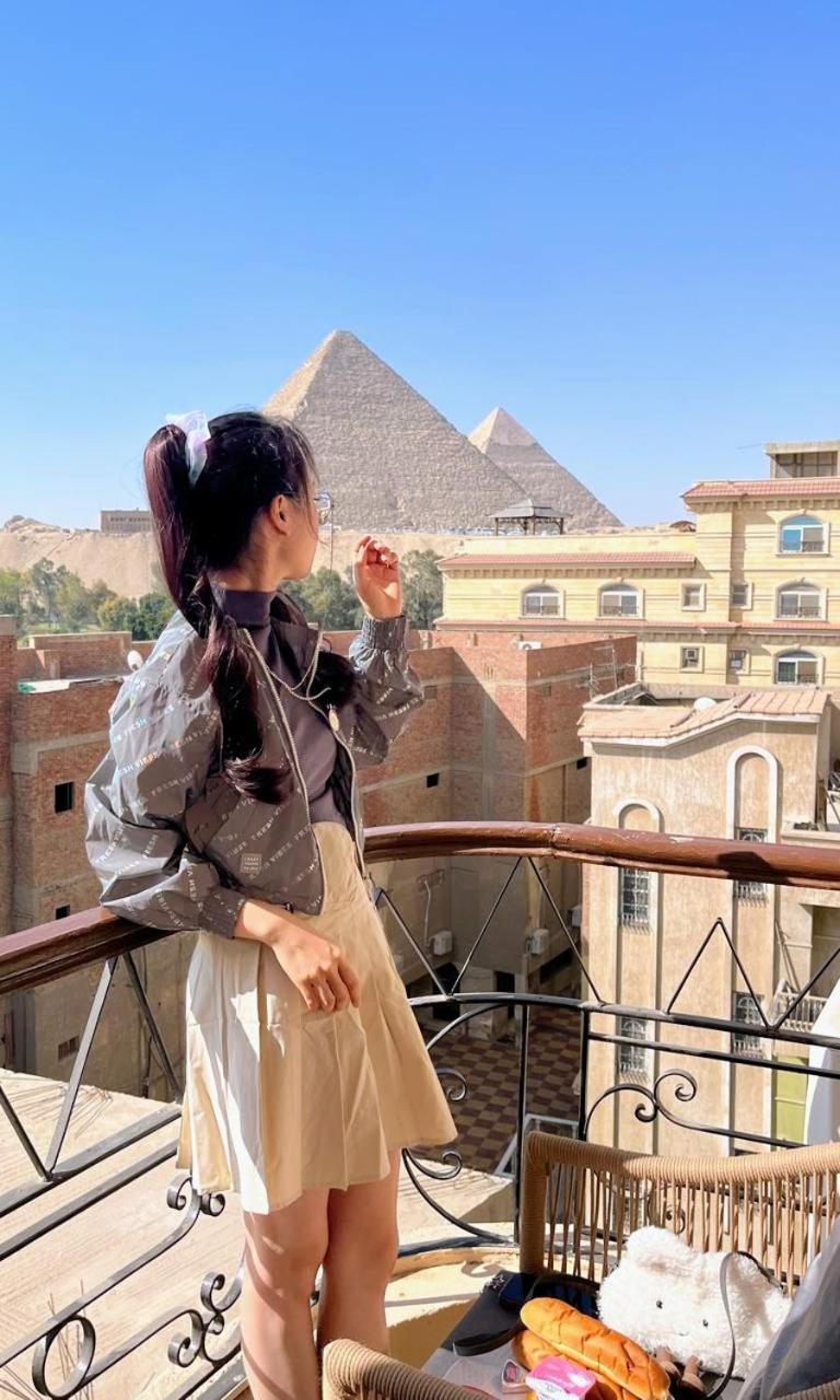 ホテル Oh Pyramids View Kafret el-Gabal エクステリア 写真